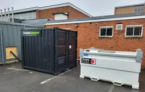100kW Temporary Boiler Oil Fired