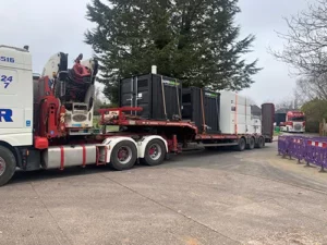 2 x 300kW Packaged Boilers on HIAB Transport