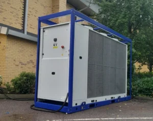 150kW chiller positioned outside university