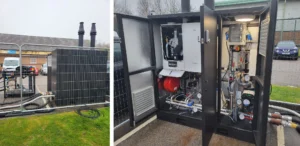 300kW Temporary Boiler Used at Police Station