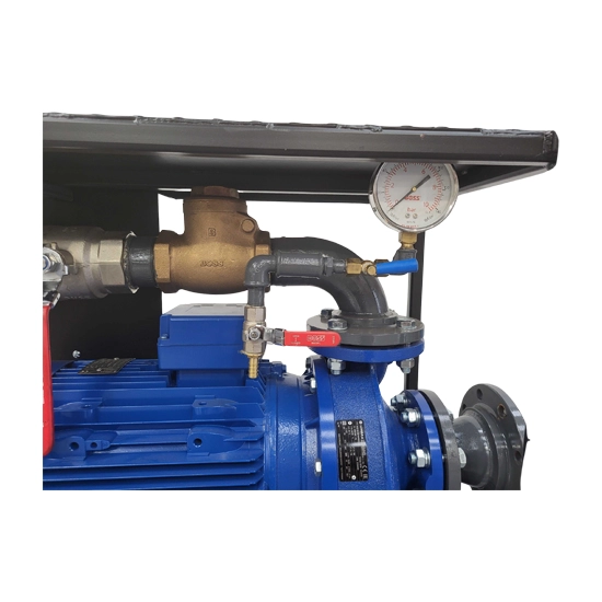 11kW Pump Hire Valve and Gauge