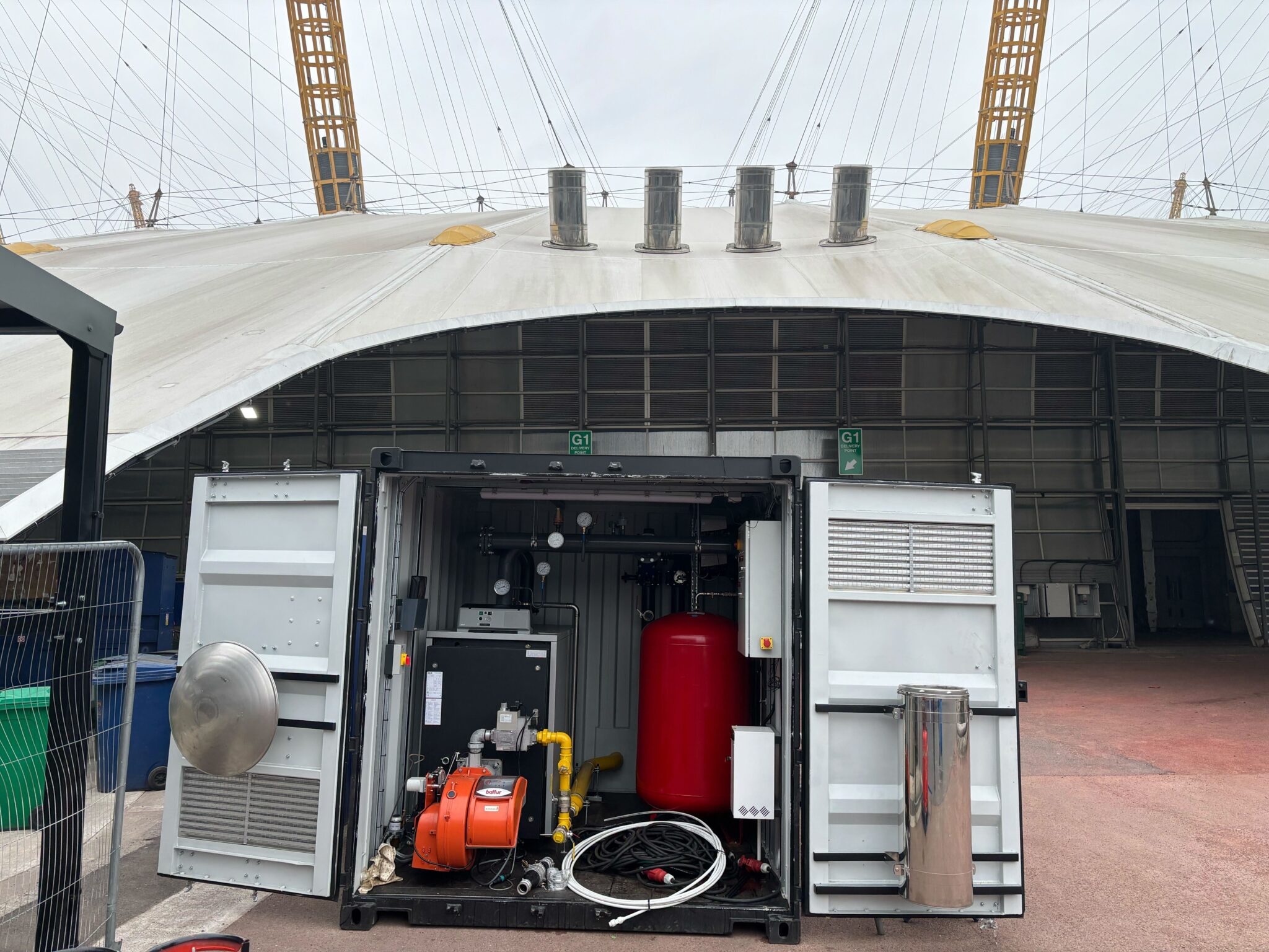 Stack O2 Boiler Temporary Boiler Solution for The O2
