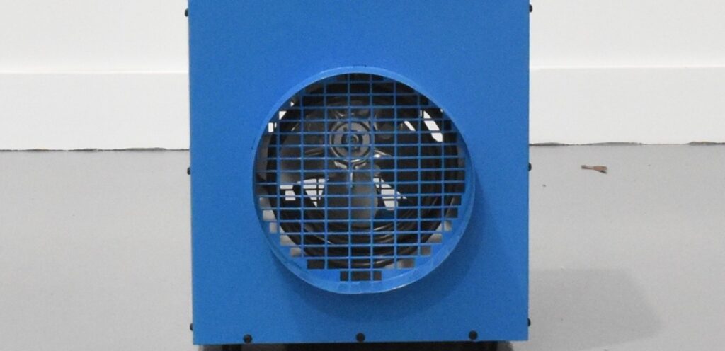 Rapid Energy's 3kW industrial single air flow electric heaters