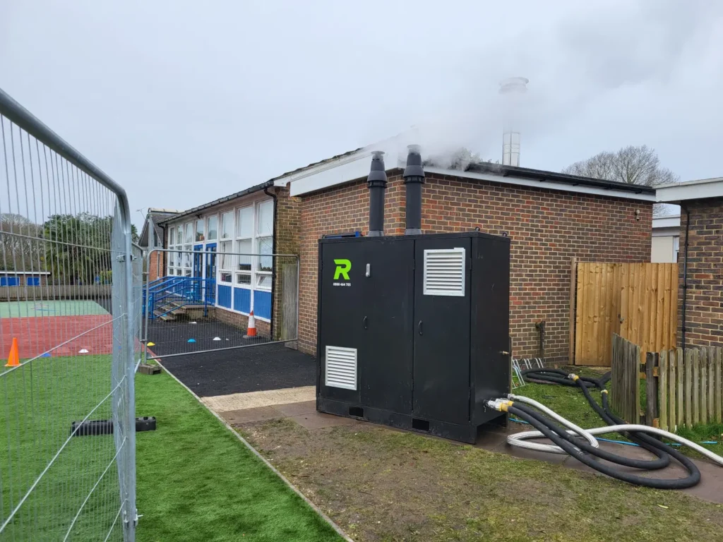 300kw slimline boiler for Tadley Community Primary School in Hampshire