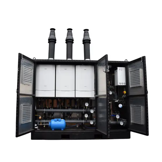 Inside 450kW Slimline Boiler Hire