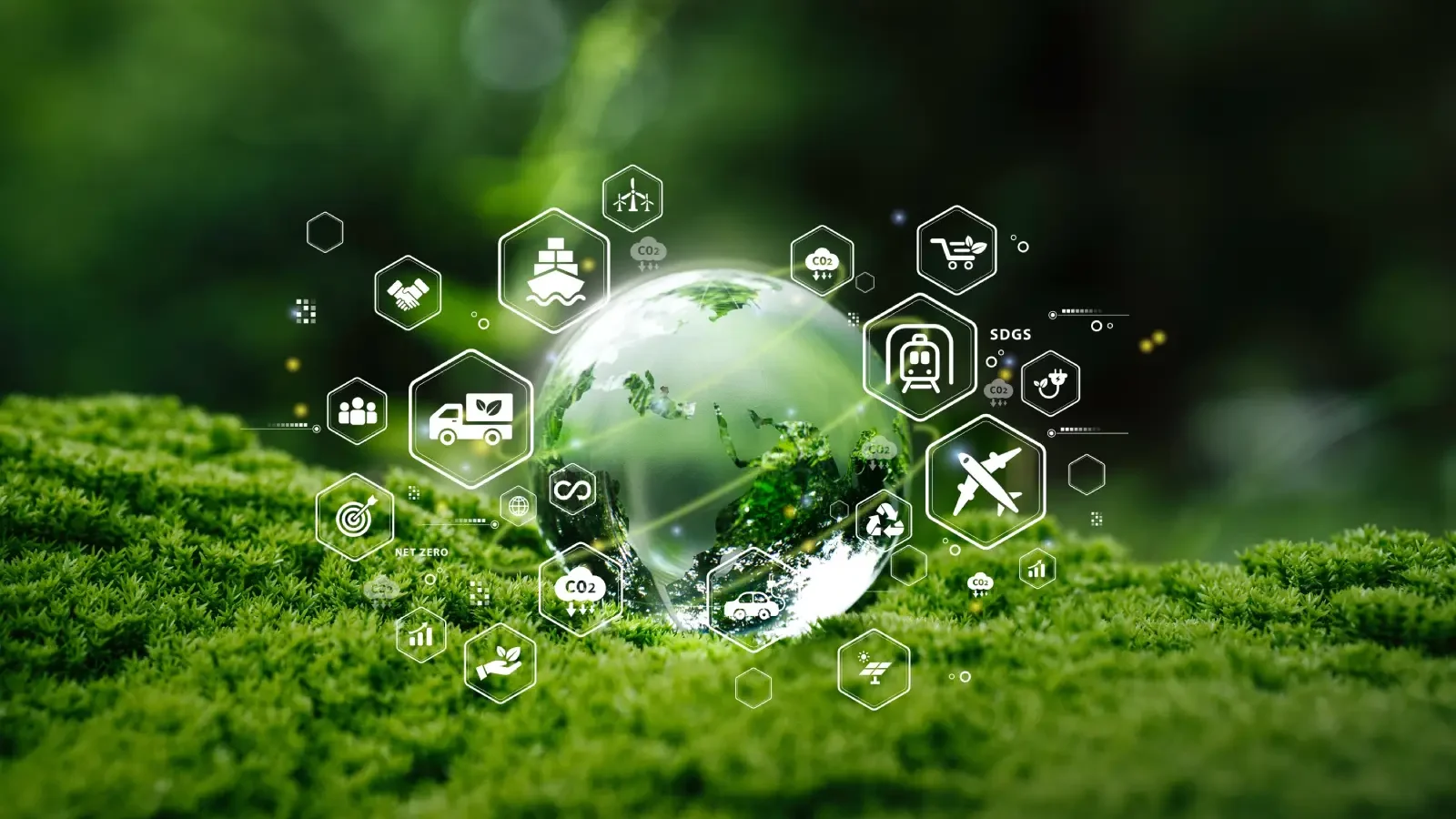 Earth image representing sustainability.