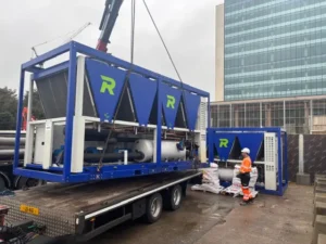 Rapid Energy's 500kw Chiller for District Cooling Network