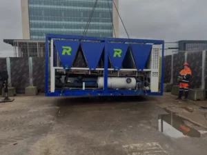 Rapid Energy's 500kw Chiller for District Cooling Network
