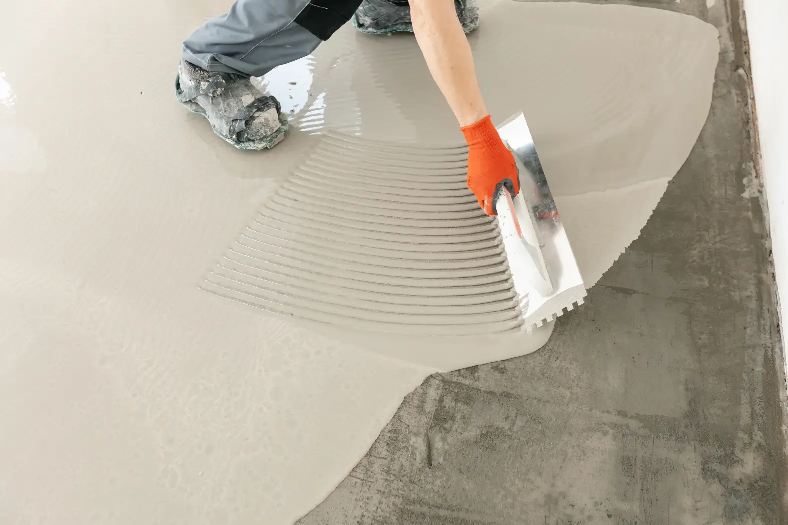 Drying screed