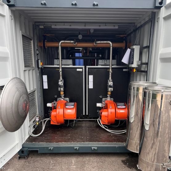 Inside 2MW Packaged boiler N+1