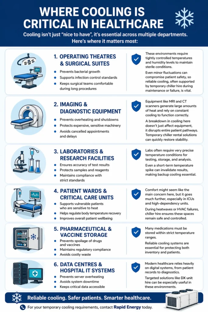 Where Cooling is Critical in Healthcare