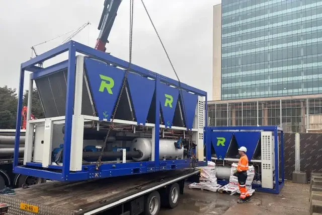 Rapid Energy's 500kw Chiller for District Cooling Network