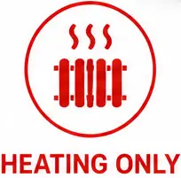 'Heating only' graphic
