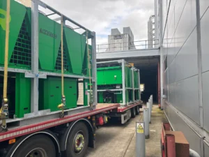 Rapid Energy chillers at a data centre in London