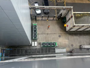 Rapid Energy chillers at a data centre in London