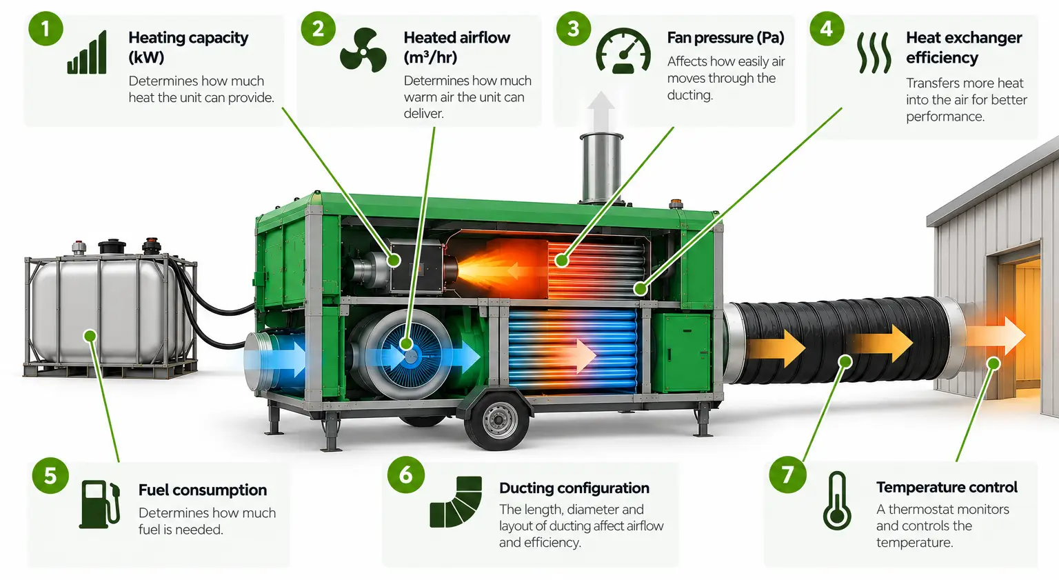 What determines IDF heater performance